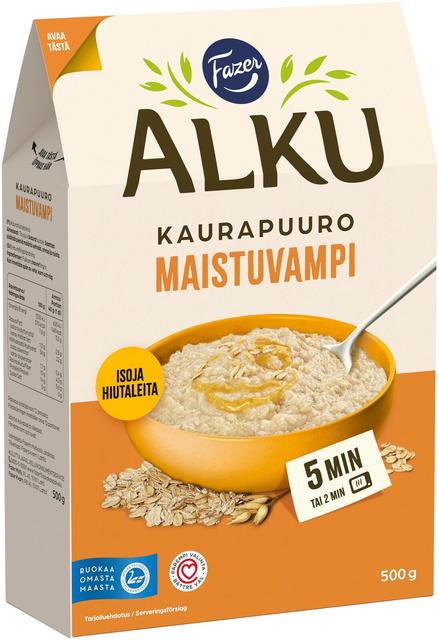 Fazer Alku Tastier oatmeal porridge 500 g - Soposopo