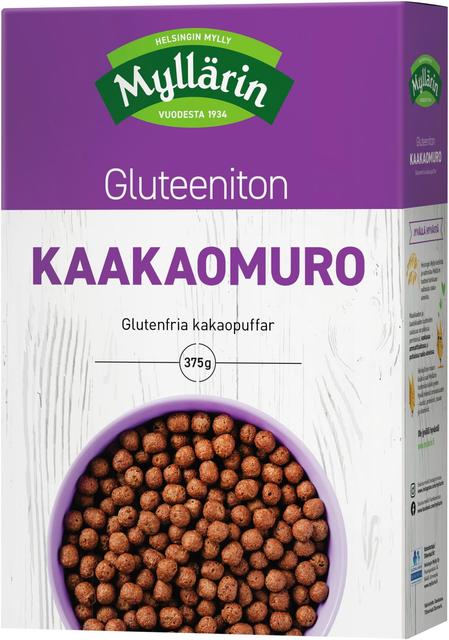 Myllärin Gluten-Free Cocoa Cereal 375 g - Soposopo