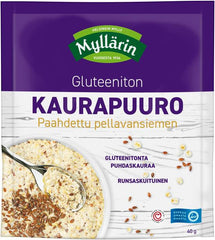 Myllärin Gluten-Free Oat Porridge Roasted Flaxseed 40 g - Soposopo