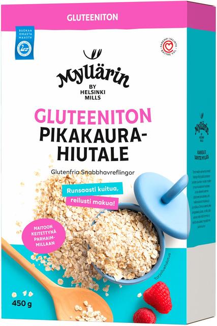 Myllärin Gluten-Free Quick Oat Flakes 450 g - Soposopo