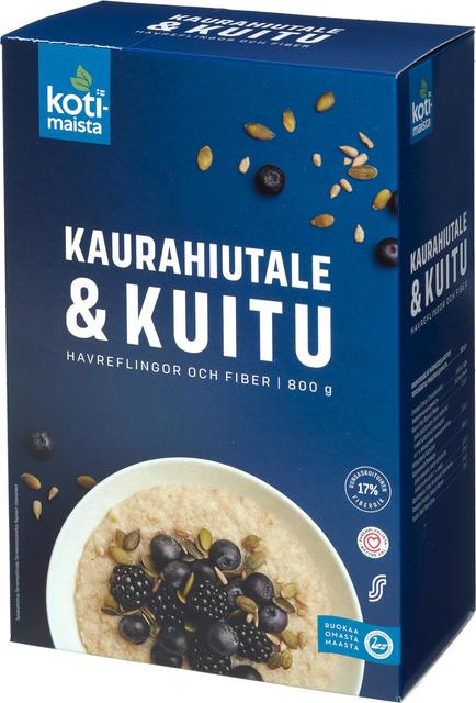 Kotimaista oatmeal flakes with fiber 800 g - Soposopo