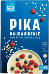 Kotimaista quick-cooking oatmeal flakes 750 g - Soposopo