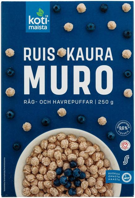Kotimaista Rye-oat breakfast cereal 250 g - Soposopo