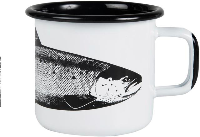 Muurla Moomin Enamel Mug Nordic Salmon 3.7 dl - Soposopo