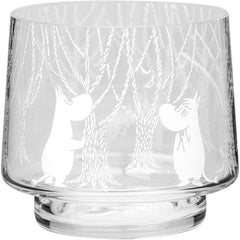 Muurla Candle Lantern/Serving Bowl Moomin in the Forest 8 cm - Soposopo