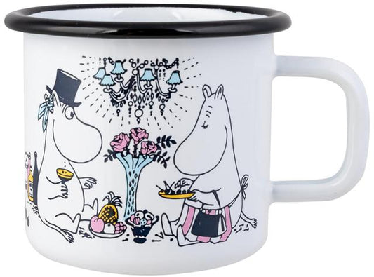Muurla Moomin Enamel Mug Meetings 3.7 dl - Soposopo