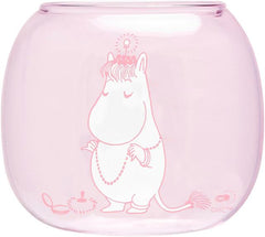Muurla Candle Lantern Moomin Snorkmaiden Pink 9.5 cm - Soposopo