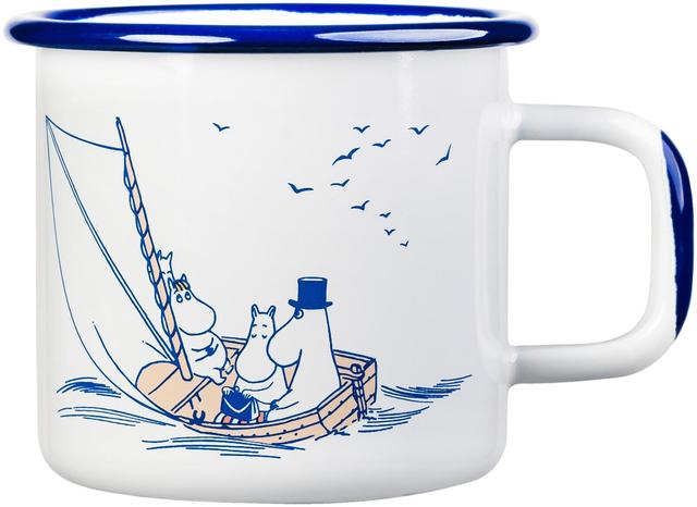 Muurla Moomin Enamel Mug Sailors 3.7 dl - Soposopo