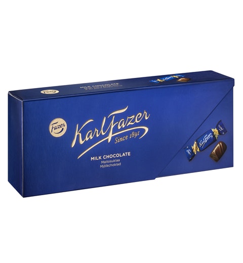 Fazer Karl Fazer Milk Chocolate 1 Box of 270g 6.3oz - Soposopo