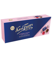 Fazer Karl Fazer Raspberry yoghurt Chocolate 1 Box of 270g 6.3oz - Soposopo