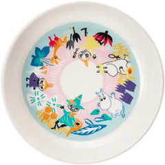 Martinex Moomin melamine deep plate Meadow - Soposopo
