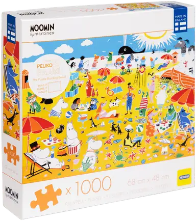 Peliko Moomin puzzle 1000 pieces On the Riviera Beach - Soposopo