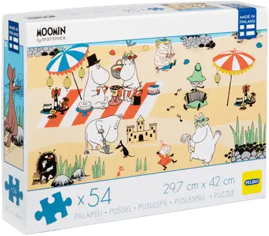 Peliko Moomin Puzzle 54 Pieces Beach Day - Soposopo