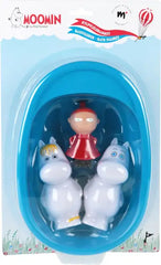 Moomin Bathtub and 3 Figures - Soposopo