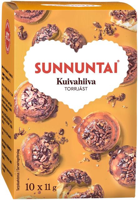 Sunnuntai 10x11g Dry Yeast - Soposopo