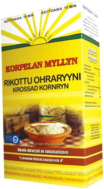 Cracked Barley Groats 500 g. Korpelan Mylly - Soposopo