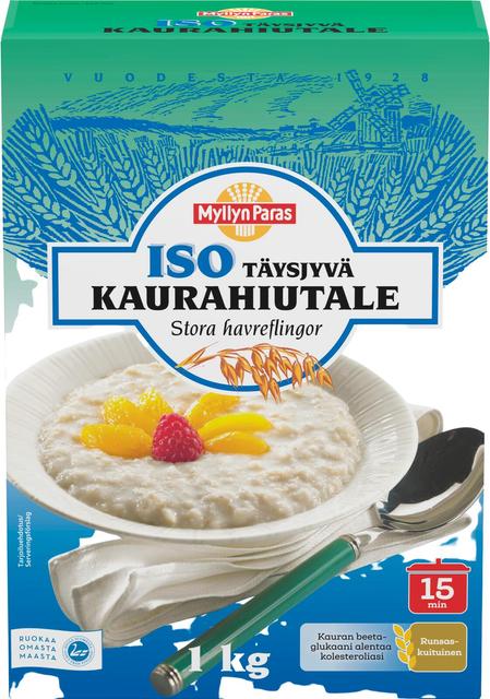 Myllyn Paras large oatmeal flakes 1 kg - Soposopo