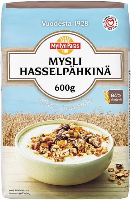 Myllyn Paras Muesli Hazelnut 600 g - Soposopo