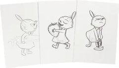 Moominvalley notebook A5/40 stapled Little My assortment - Soposopo