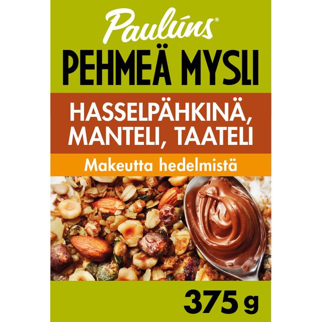Paulúns Hazelnut-Almond-Date Soft Muesli 375 g - Soposopo