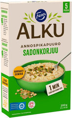 Fazer Alku Harvest Instant Porridge 200 g (5 x 40 g) - Soposopo