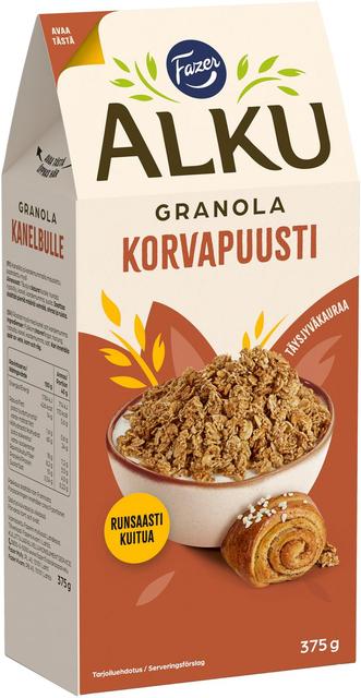 Fazer Alku Cinnamon Bun Granola 375 g - Soposopo
