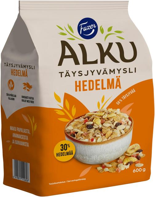 Fazer Alku Fruit Whole-Grain Muesli 600 g - Soposopo
