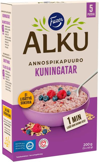 Fazer Alku Kuningatar annospikapuuro 200 g (5 x 40 g) - Soposopo