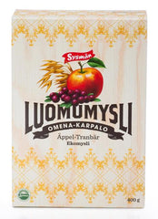 Sysmä Apple-Cranberry Organic Muesli 400 g - Soposopo