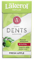 Läkerol Dents Apple Fresh White Xylitol Pastilles 1 Box × 36g