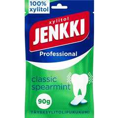 Cloetta Jenkki Xylitol Professional Spearmint Chewing Gum 1Pack of 70g 2.5 oz - Soposopo