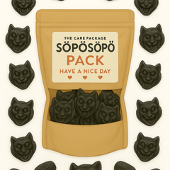 SÖPÖSÖPÖ Scandinavian Treat Pack - Cloetta Tervapiru Smoky Licorice Gummies – 150g SÖPÖSÖPÖ pack
