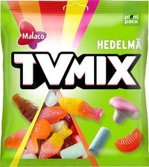 Malaco TV Mix Fruit Candy Mix 1 Pack of 340g