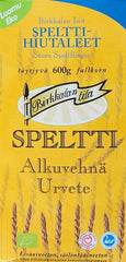 Birkkalan Organic Large Spelt Flakes Whole Grain 600 g - Soposopo