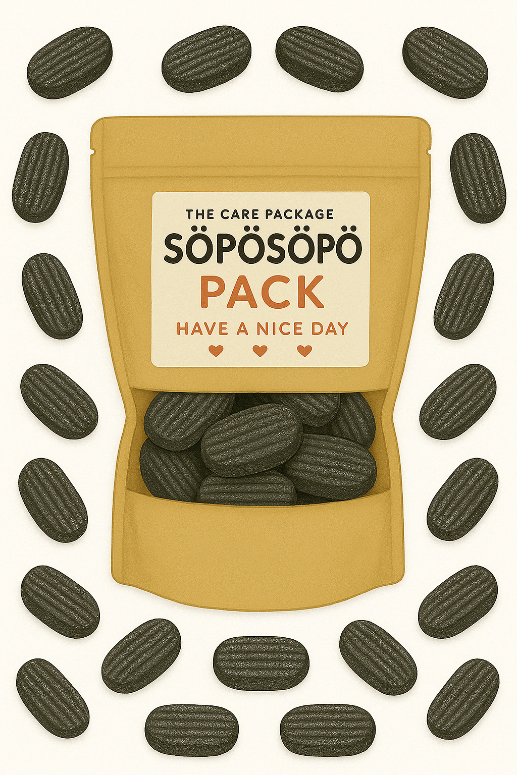 SÖPÖSÖPÖ Scandinavian Treat Pack - Halva Salmiakkijauhis – 150g SÖPÖSÖPÖ pack