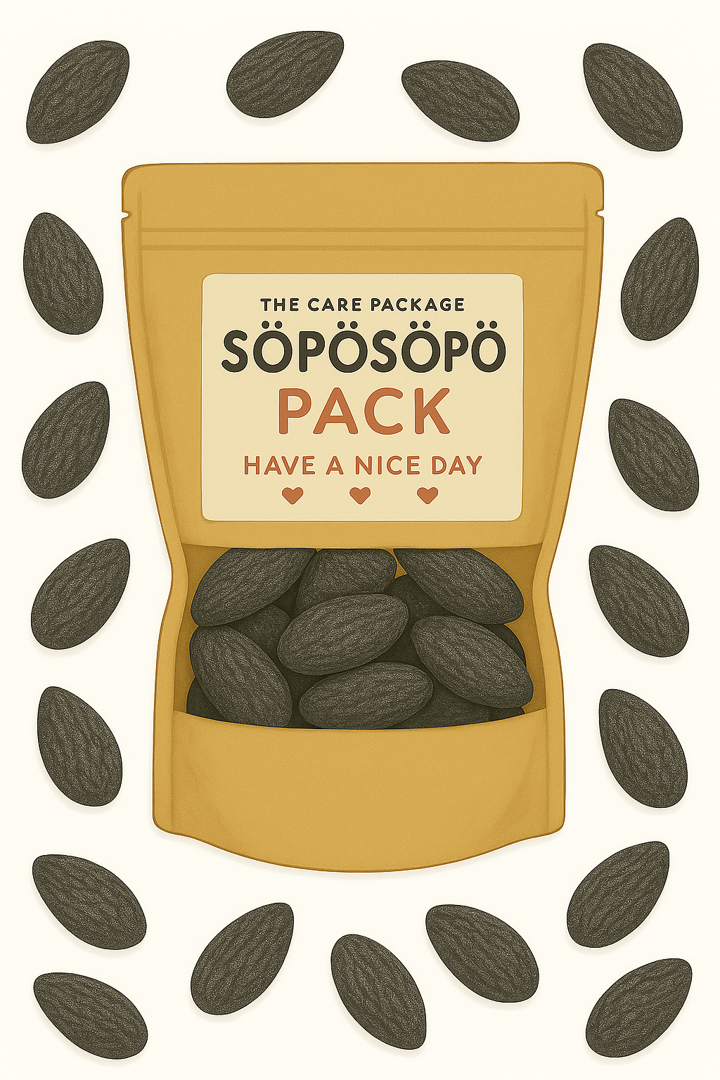 SÖPÖSÖPÖ Scandinavian Treat Pack - Halva Salmiakki Pommi – 150g SÖPÖSÖPÖ pack