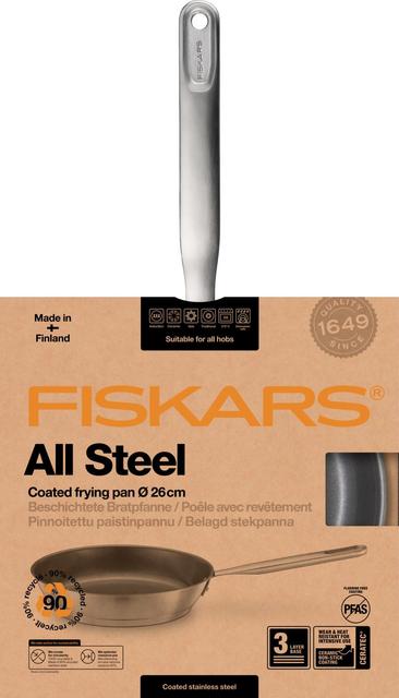 Fiskars frying pan All Steel 26 cm - Soposopo