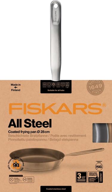 Fiskars frying pan All Steel 28 cm - Soposopo