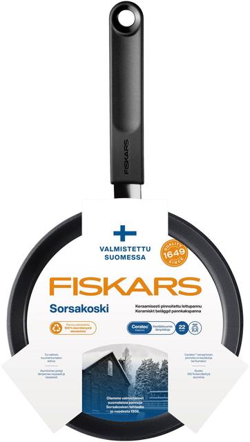 Fiskars Sorsakoski pancake pan 22 cm, ceramic - Soposopo
