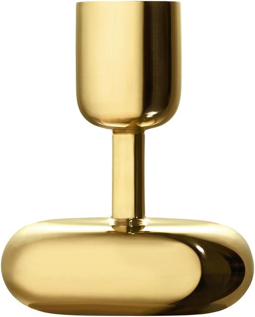 Iittala Nappula Candleholder 107mm brass - Soposopo
