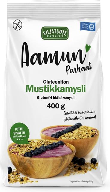 Virtasalmen Viljatuote Gluten-Free Blueberry Muesli 400 g - Soposopo