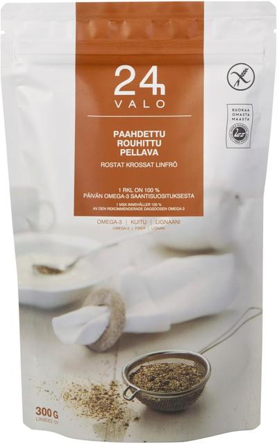 VALO24h Roasted Ground Flaxseed 300 g - Soposopo