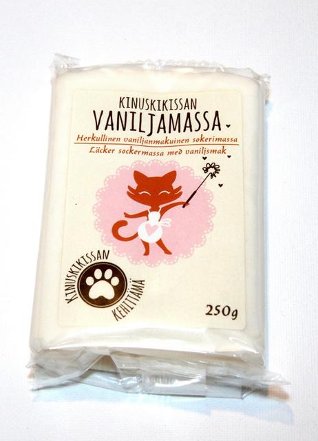 Kinuskikissa Vanilla-Flavored White Sugar Paste 250g - Soposopo