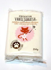 Kinuskikissa Vanilla-Flavored White Sugar Paste 250g - Soposopo