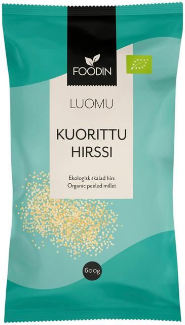 Foodin Hulled Millet. Organic. 600 g - Soposopo