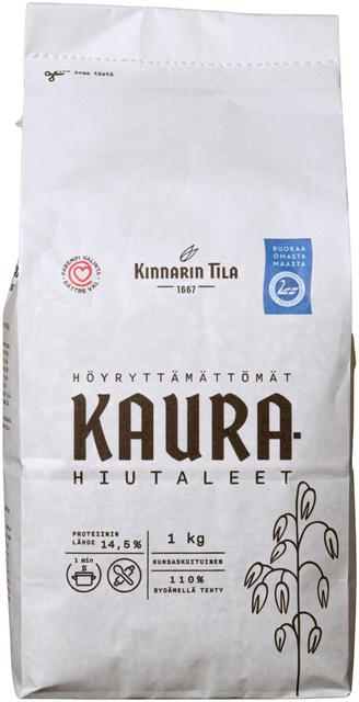 Kinnarin Tila Unsteamed Oat Flakes 1 kg - Soposopo
