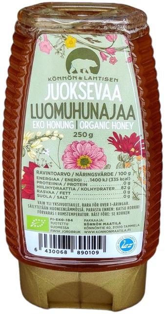 Könnön & Lahtinen Organic Liquid Honey 250g - Soposopo