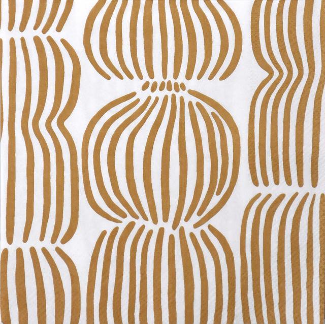 Pentik 25cm Vilja brown napkin pack of 20 - Soposopo