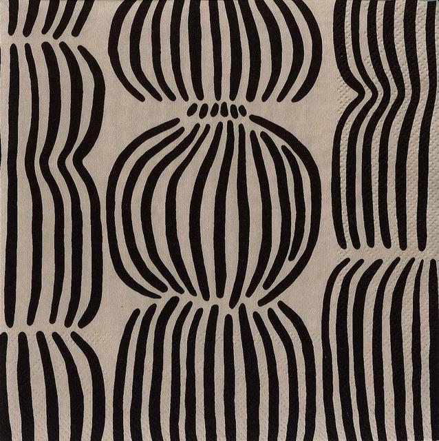 Pentik 25cm Grain Black Linen 20pcs Napkin - Soposopo