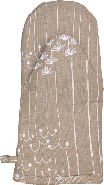 Finlayson oven mitt Ohikiitävät 15x30 cm beige - Soposopo